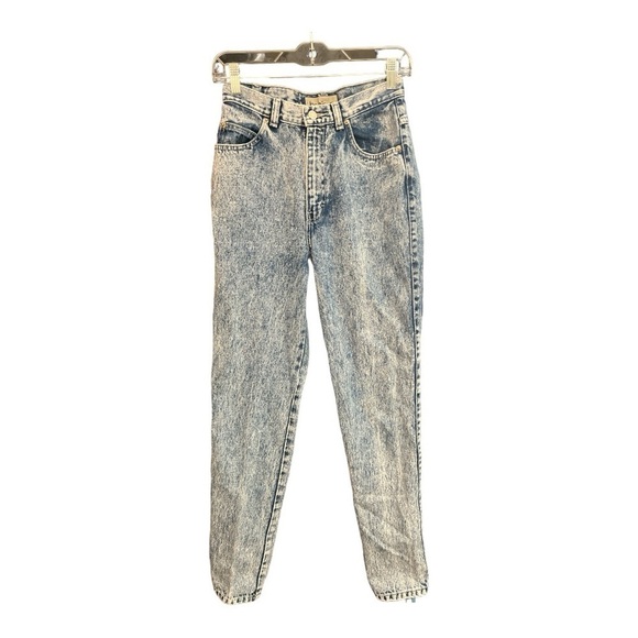 Bonjour Vintage Acid Wash Jeans Size 8 RA1 - Picture 1 of 4